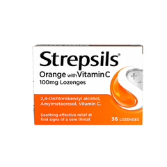 Strepsils Orange With Vitamin 100mg