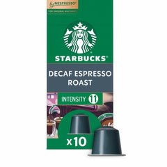 Starbucks Arabica Decaf Espresso Capsules Dark Roast - Intensity 11 10Capsules