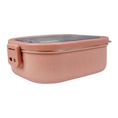 XPO Pink 700ml One Layer Lunch Box