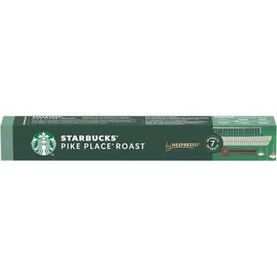 Starbucks Pike Place Arabica Coffee Capsules Medium Roast - Intensity 7 10 capsules