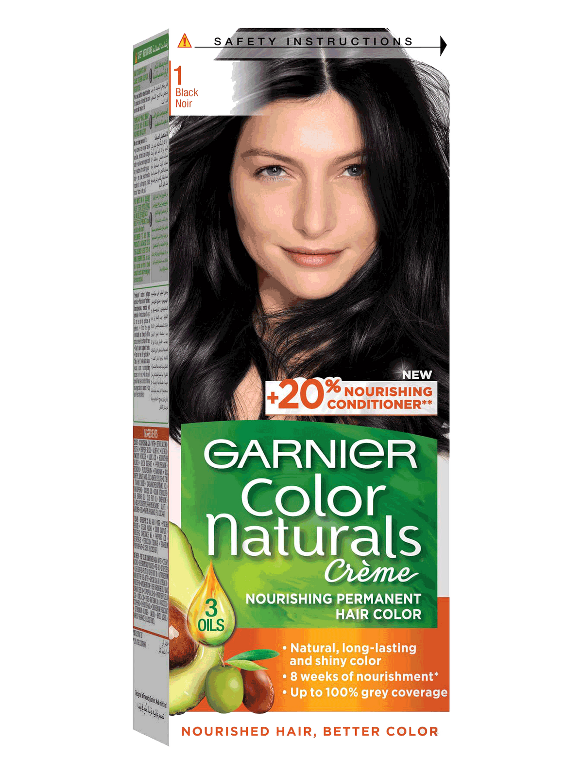 GARNIER COLOR NATURALS 1 BLACK NOIR