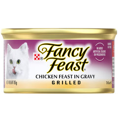 Purina Fancy Feast Wet Food with Grilled Chicken in Gravy for Adult Cats 85g