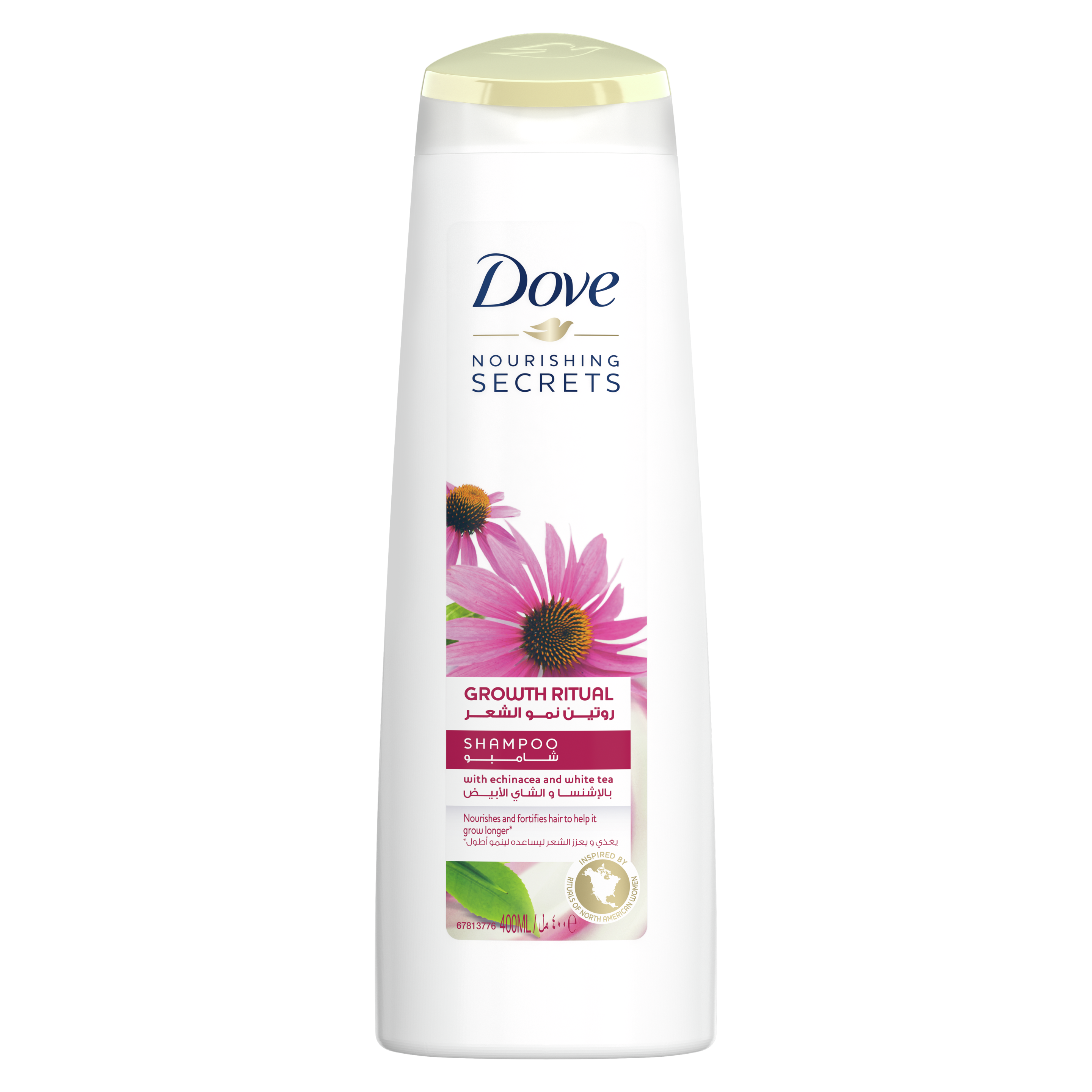 Dove Nourishing Secrets Growth Ritual Shampoo with Echinacea&White Tea 400ml