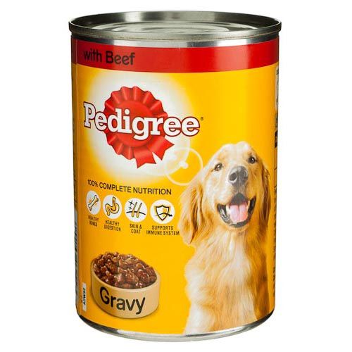 PEDIGREE IN GRAVY with BEEF 400g