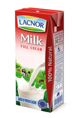 LACNOR UHT MILK FF 180ML