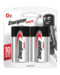 Energizer Max D2 Batteries 2S