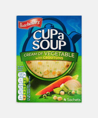 Batchelors Cup A Soup Low Fat Cream Of Vegetable With Croutons (4 Sachets) 122gm