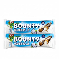 Bounty Milk Chocolate Coated Wafer Rolls Filled With Coconut Cream (2 Pieces)