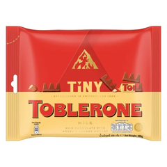Toblerone Tiny Swiss Milk Chocolate Bars with Honey and Almond Nougat, 168g