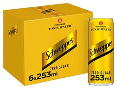 Schweppes Zero Sugar Tonic Water 253ml