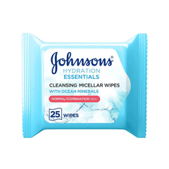 Johnson's Hydration Essentials Micellar Cleansing Wipes 25wipes