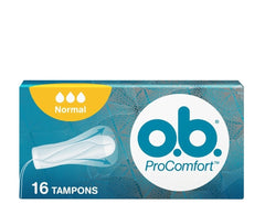 Ob Pro Comfort Normal Tampons 16's