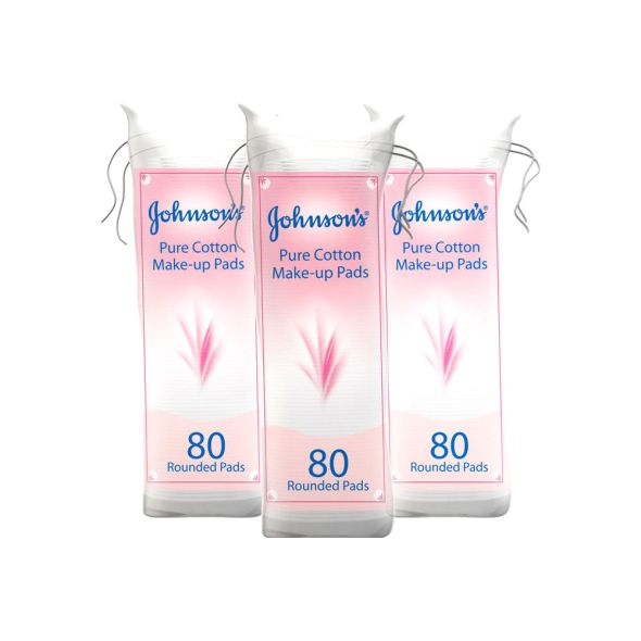 JHONSONS COTTON PADS 80 PCS
