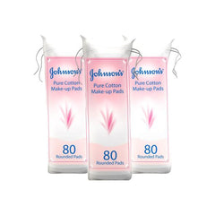 JHONSONS COTTON PADS 80 PCS