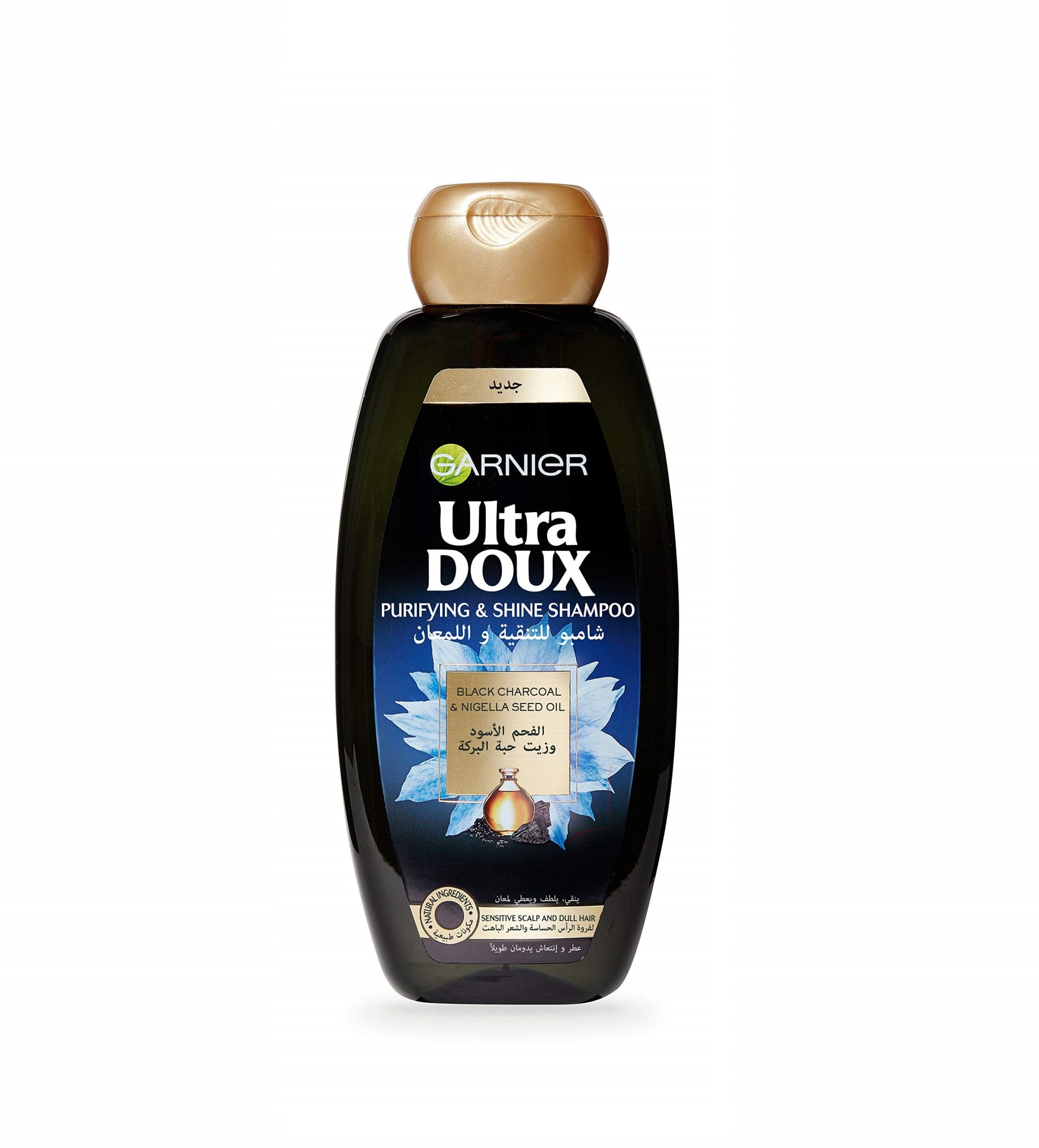 Garnier Ultra Doux Purifying & Shining Shampoo with Black Charcoal 400ML