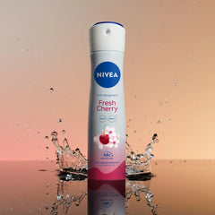 Nivea Antiperspirant 48H Deodorant Spray Fresh Cherry Scent 150ml