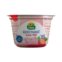 Nada Low Fat Strawberry Greek Yogurt With Real Fruit 160gm