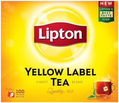 Lipton Yellow Label Black Tea Bags 100 Per Pack