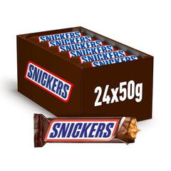Snickers Chocolate Bar Filled with Caramel & PeanutsX24 PC OTR