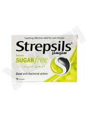 STREPSILS LEMON SUGARFREE 16S
