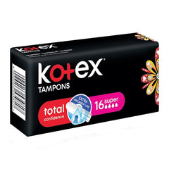 KOTEX TAMPONS TOTAL 16 SUPER