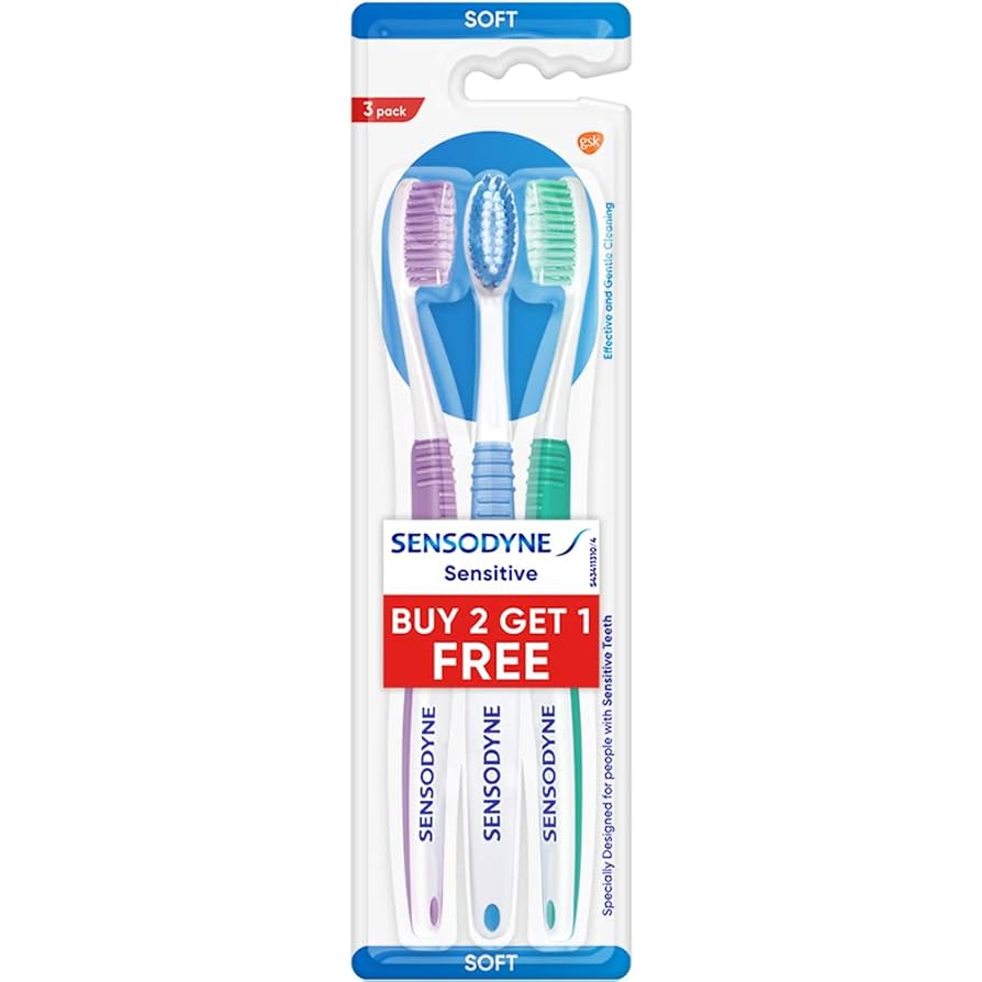 SENSODYNE SENSITIVE T.BRESH 2+1 SOFT