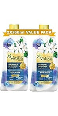 Vatika Naturals 24H Relaxing Body Washes Jasmine Scent With Hyaluronic Acid (Super Value Pack)