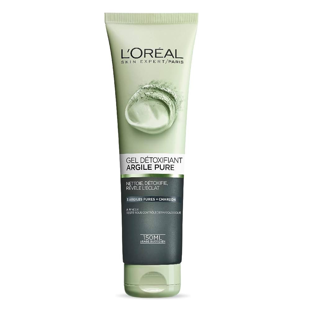 LOREAL PURE CLAY DETOXIFYING GEL WASH 150ML