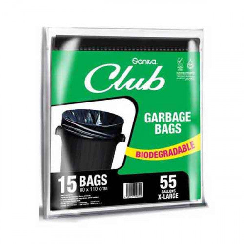 SANITA GARBAGE BAGS 15 55GALLONS
