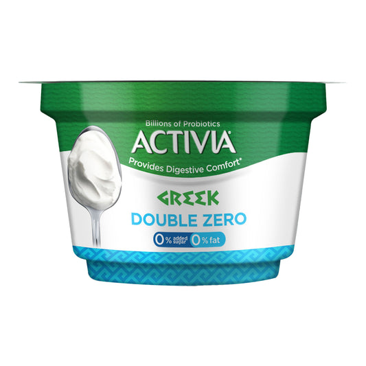 Activia Double Zero Greek Yogurt - No Added Sugar, Fat Free 150gm