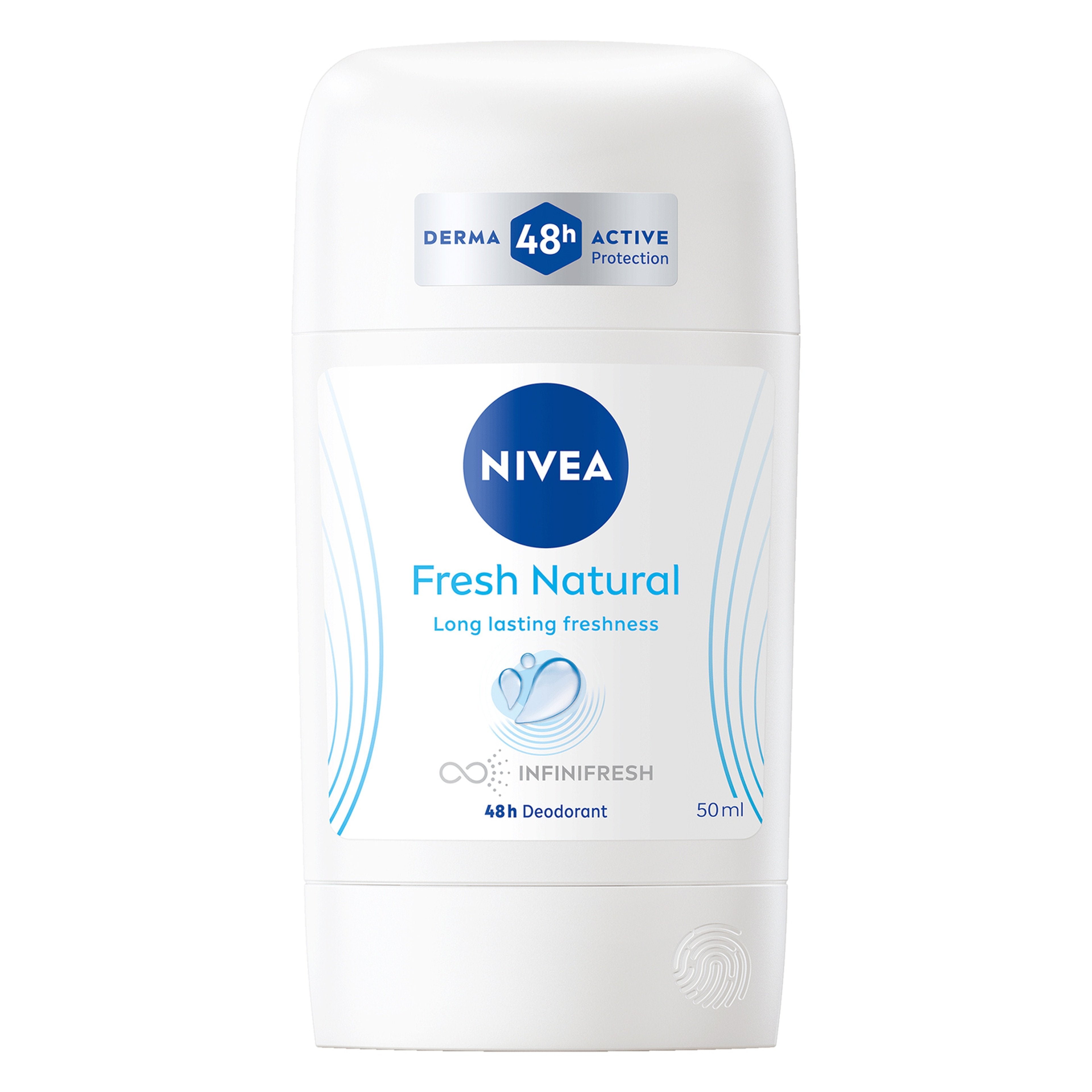Nivea Fresh Natural Antiperspirant 48H Deodorant Stick for Women 50ml