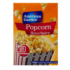 AMERICAN GARDEN POPCORN HOT N SPICY 273GM