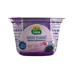 Nada Blackberry & Raspberry Greek Yogurt With Real Fruit 160gm