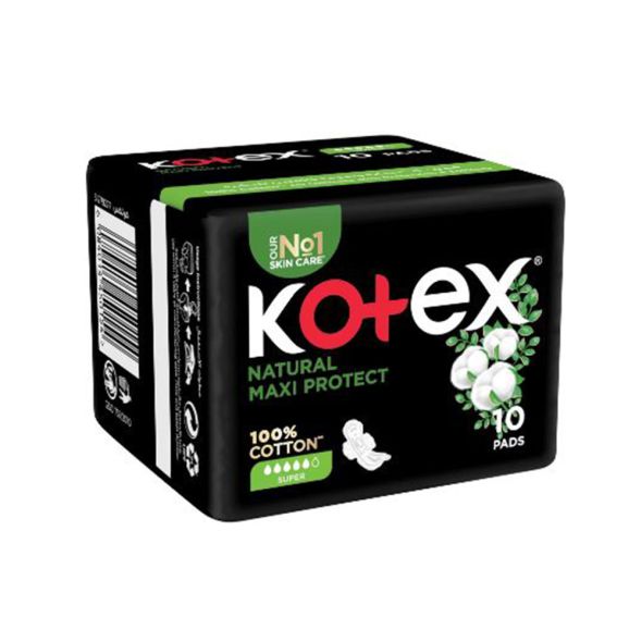 KOTEX NATURAL MAXI PROTECT 10 PADS