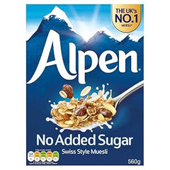 ALPEN MUESLI NO ADDED SUGAR 560 GMS