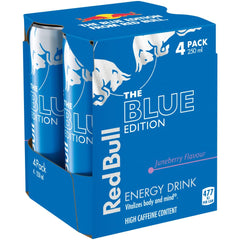 RED BULL THE BLUE JUNBERRY FLAVOUR 250MLX4