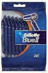 Gillette Blue II Plus Razors (15+5 Free) 20 Per Pack