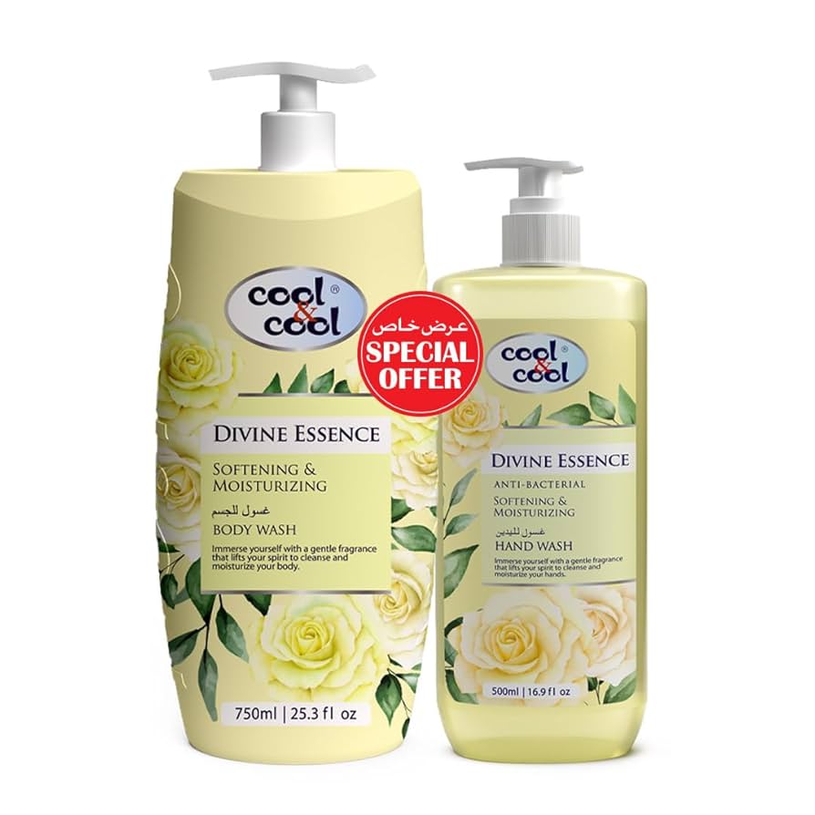 Cool & Cool Divine Essence Softening & Moisturizing Antibacterial Hand Wash 500ML