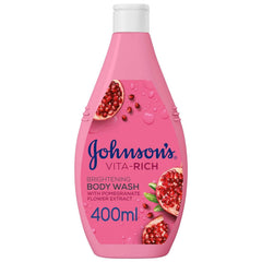 Johnsons Vita-Rich Brightening Body Wash Pomegranate 400ml