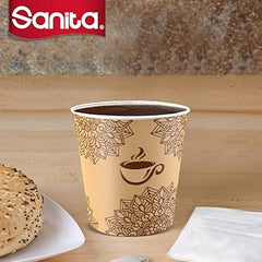 Sanita Brown 4oz Disposable Paper Cups