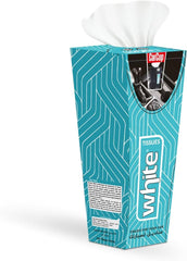White Car Cup Tissues 2ply