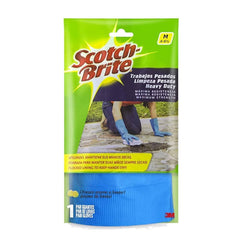 Scotch-Brite Extra Heavy Duty Medium Household Gloves Lemon Scent