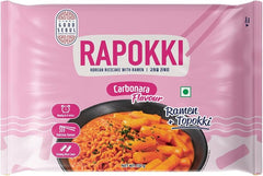 Good Seoul Rapokki Instant Rice Cake Carbonara Flavor with Ramen 132gr