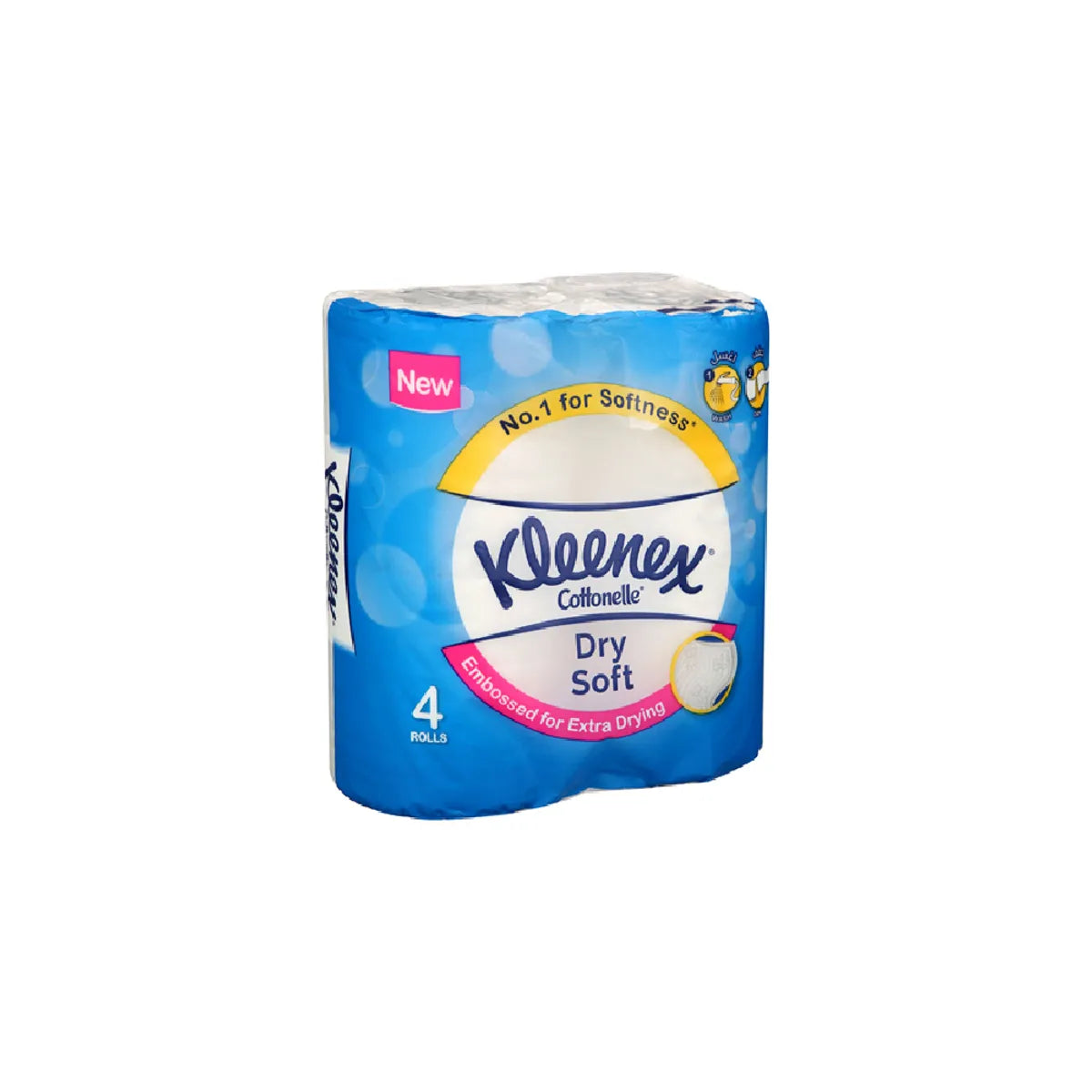 KLEENEX COTTONELLE DRY SOFT 4ROLLS