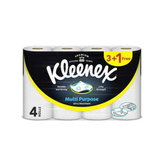 KLEENEX VIVA MULTI PURPOSE TISSUE 3+1 ROLLS