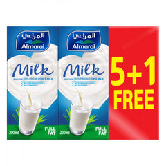 Almarai Long Life Full Fat Milk 150ml x6