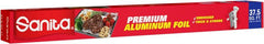 Sanita Aluminum Foil (7.62mx45cm) 37.5 SQUARE FEET