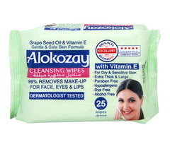 Alokozay Facial Cleansing Wipes 25 PER PACK