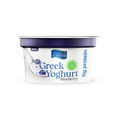 Al Rawabi 11g Protein Blueberry Greek Yoghurt 180 Gm