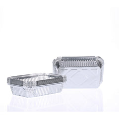 Falcon Aluminum Container With Lid - Medium Size 10pc
